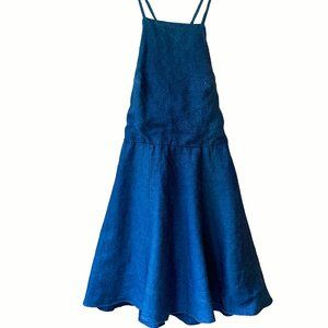Cult Gaia Denim Overall Dress